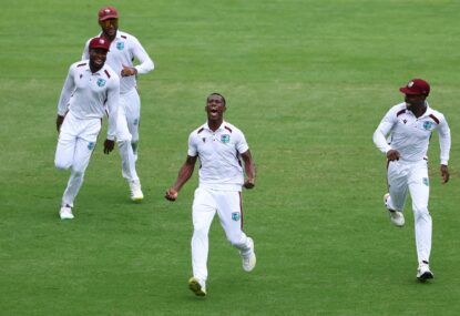 Shamar's a superstar: Windies rookie destroys Australia with all-time great spell to break 27-year drought in cliffhanger
