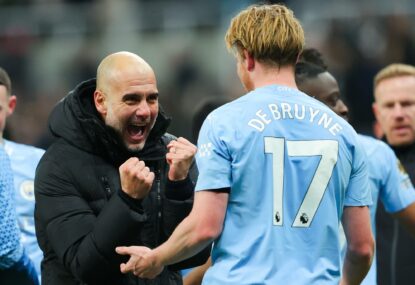 Record-breaking EPL trophy run within Manchester City's reach after flogging Fulham - but Burnley's fate is sealed