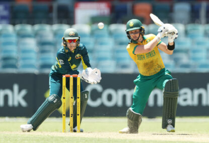 South Africa make history as star's half-century secures first win ever over Australia