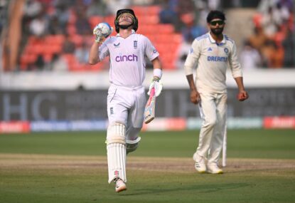 'One of the best knocks I've ever seen': Pope lauded after 'masterclass' gives England hope in Hyderabad