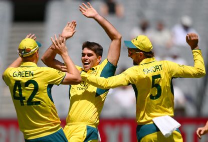 Australia vs West Indies: 1st ODI as it happened - Smith, Green, Inglis hit 50s after Qld quick's dazzling debut