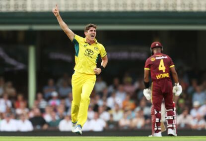 Triple threat Abbott steps out of Big Three's shadow with all-round excellence to save Australia's bacon against Windies