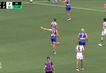 WATCH: Oscar Allen's perfect response to copping lip from Freo fans