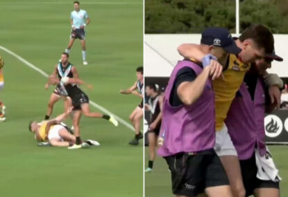 Is Port firebrand in hot water after flattening 'woozy' Crow with brutal, high shoulder?