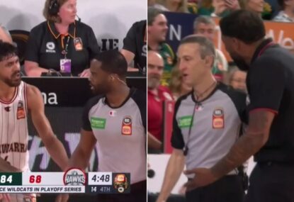 'This is the f--king playoffs!' Hawks, coach blow up deluxe at major ref blooper to deny certain bucket