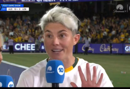 'Was hoping for five!' Matildas hero's cheeky reveal after FOUR-goal masterclass