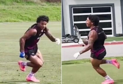 WATCH: Broncos show off their NFL skills with cheeky trick play