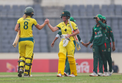 Ruthless Aussies thrash Bangladesh by eight wickets, secure ODI series clean sweep