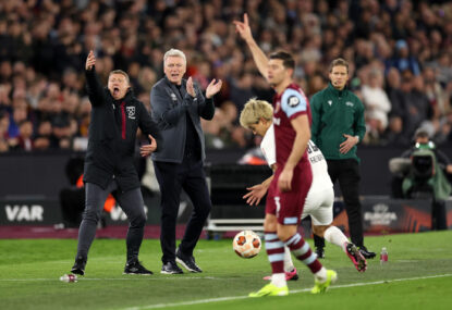 Moyes deserves better treatment from fans after guiding West Ham to three successive European quarter-finals
