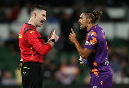 Taggart brace saves Perth again as Glory super-sub nearly snatches all three points in stoppage time