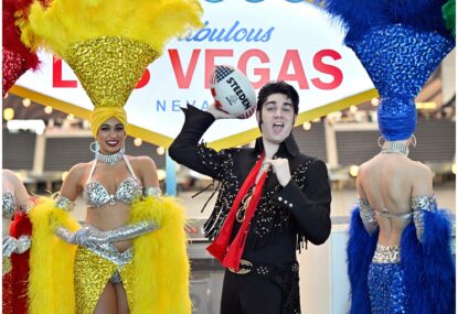 Why a letter to V'landys and a rugby league Elvis wedding means it will be on for young and old in Vegas
