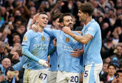 'He is the player of the season': City star triggers dramatic fightback win to expose gulf with United in Manchester derby