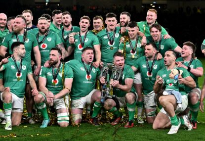 Ireland hold firm to clinch Six Nations, Gatland offers to quit as Wales hit 'rock bottom', France win thriller over England