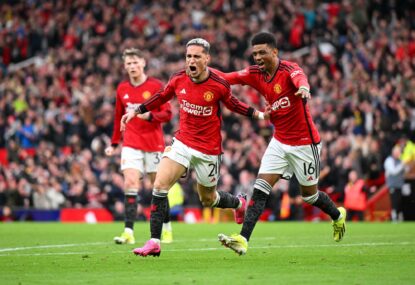 FA Cup instant classic as seven-goal thriller sends Manchester United past Liverpool into semis
