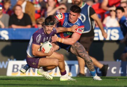 Knights make hay while sun shines without Storm stars to chalk up ugly first win