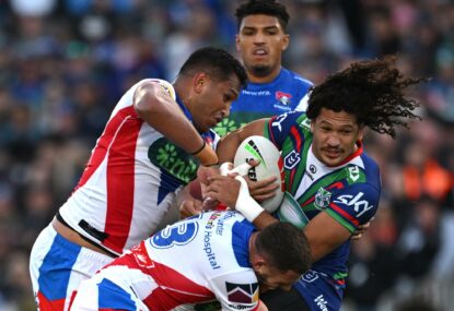 RTS edges Ponga in five-star fullback shoot-out as Warriors nullify Knights despite serious Metcalf injury