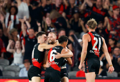 Footy Fix: Brutal tackles, clutch marks and Ross Lyon's critical blunder - here's how the Dons rope-a-doped the Saints