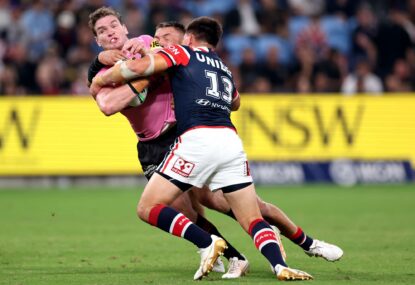 Panthers cruise to victory as Mavrik takes flight - but NRL admits the Roosters were robbed