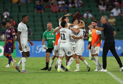 Wanderers coach says sorry for media no-show as his side puts the drama behind them to overcome Perth