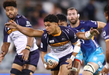 'Statement game': Brumbies smash Moana Pasifika as Lolesio, Wright and Toole light up Canberra