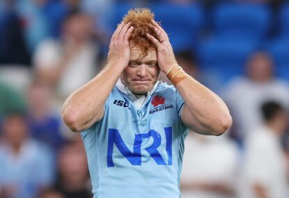'Gutted': Edmed misses shot after siren as Tahs blow chance of going back-to-back against Kiwis for first time since 2015