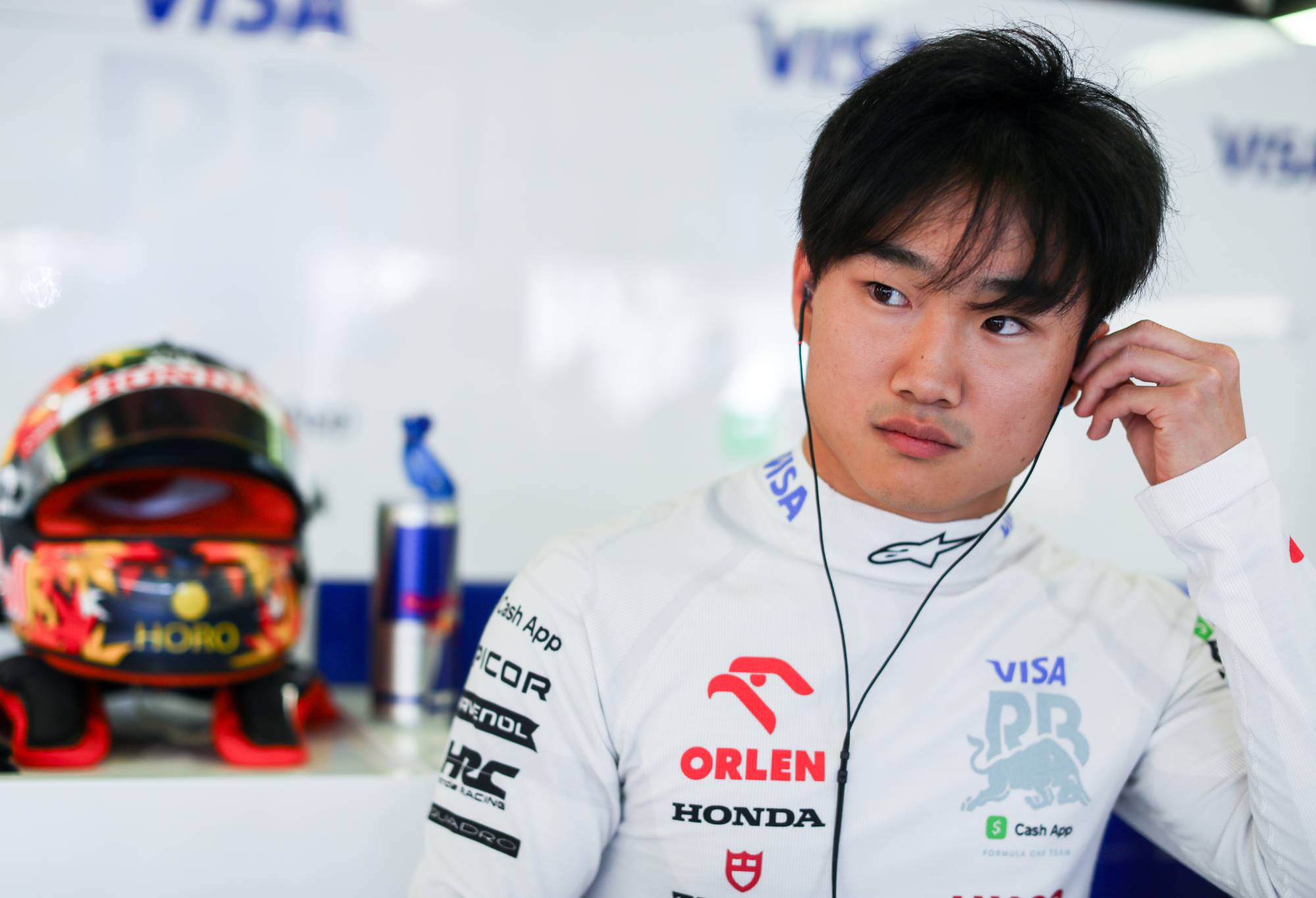 Yuki Tsunoda of Scuderia Visa Cash App RB during qualifying ahead of the F1 Grand Prix of Australia at Albert Park Circuit on March 23, 2024 in Melbourne, Australia. (Photo by Peter Fox/Getty Images)