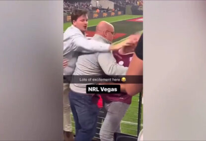 WATCH: Manly fan punched in ugly Vegas crowd incident