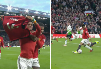 Manchester United into FA Cup semis after twice fighting back to win a thriller over Liverpool