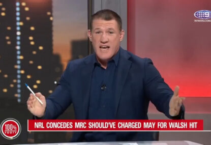 'He split himself too!' Gal unloads on NRL's claim Taylan May should've been charged for Walsh shot
