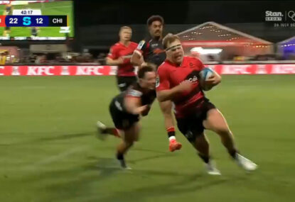 George Bell almost forgets he's a forward in speedy hooker's try as Saders get first win of 2024