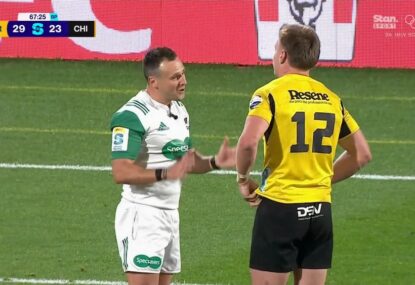 Jordie Barrett argues case for try out of habit not realising TMO actually agrees with him
