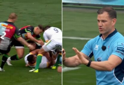 Red card debate as Danny Care appears to get a favour from former Quins teammate turned referee