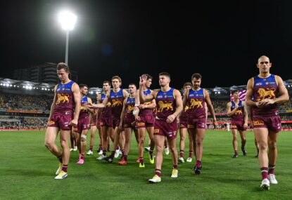 The data says Brisbane are a flag contender - but the eye test tells a completely different story