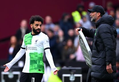 'There will be fire if I speak': Salah confronts Klopp on sideline as Liverpool's title hopes cop a massive dent