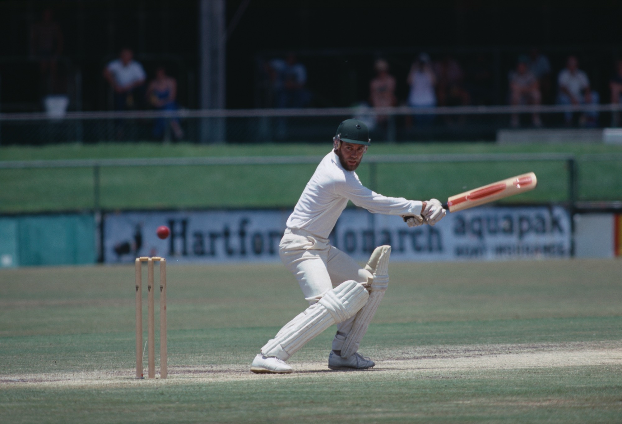 Australian captain Greg Chappell batting against the West Indies in the First Test at Brisbane Cricket Ground, Brisbane, Australia, 1st-5th December 1979. (Photo by Adrian Murrell/Getty Images)