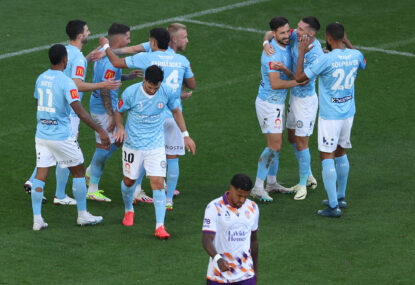 Thrilling finishes, goalie heroics and a Sky Blue derby: The A-League players who were the difference in Round 24
