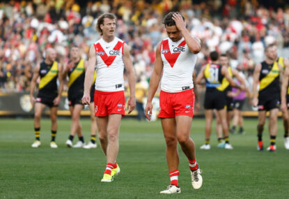 'Disproportionate reaction': Forget the doomsayers - Sydney's shock loss to Richmond means absolutely nothing
