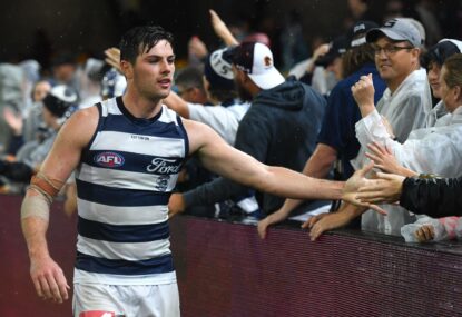 With their defence and a trade steal firing, the Cats lead the ladder. The next three weeks will tell us if they really deserve to