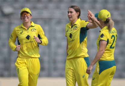 Luckless quick who's suffered three ruptured ACLs stars as Aussie women complete T20 series sweep against Bangladesh