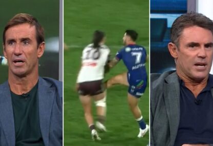 'Accidents happen' or 'got it wrong'? Joey and Freddy clash over Aloiai's chargedown penalty