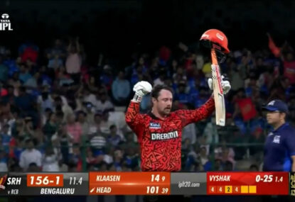 Travis Head obliterates RCB in record breaking century... and just wait for the celebration!