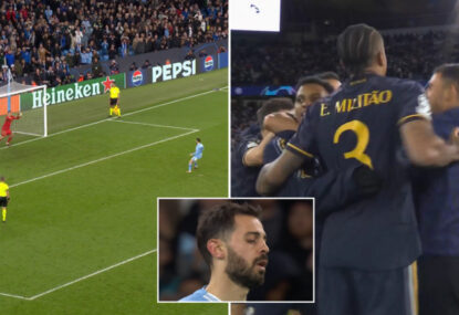 'Made a real mess of that!' City star's utter howler during Champions League SF shootout proves oh so costly