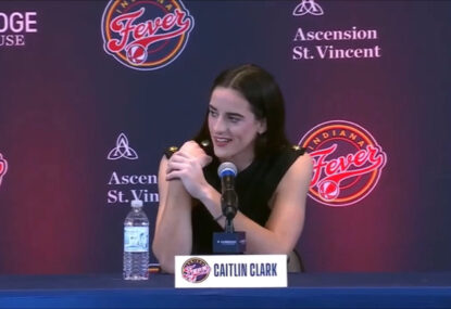 LISTEN: Journalist under fire for 'gross... creepy' interaction with Caitlin Clark