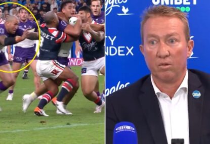 'It's not that hard': Robinson tees off at Bunker over 'really simple' blunder to uphold Storm try