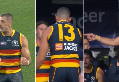 WATCH: Tex Walker roosts 60m goal, makes a beeline for the bench to give teammate a talking-to
