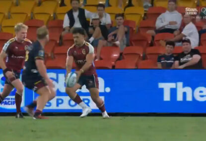 WATCH: Hunter Paisami drops jaws with massive touch-finding kick over halfway