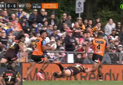 'How is that not a sin-bin?' Was Panther lucky to stay on the field after blatant professional foul?