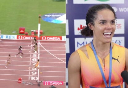 'Holy s--t': 19yo Aussie's priceless reaction to finding out she just stunned world champion