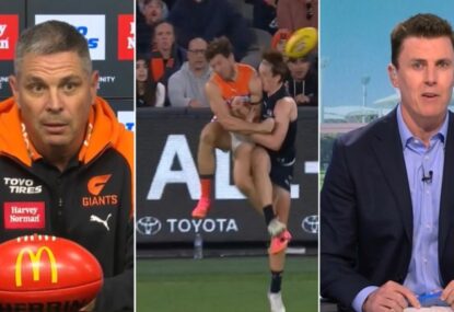 'Got it wrong': Giants coach criticised for 'misguided' defence of Greene