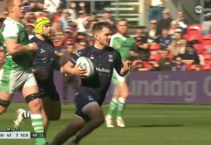 Bristol Bears run in record-breaking 85 points in English Premiership rugby thrashing